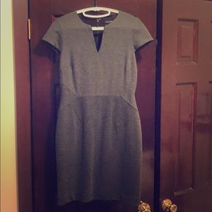 Banana republic dark grey dress